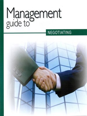 cover image of Management Guide to Negotiating